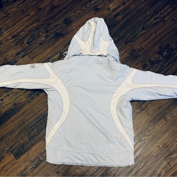 Women’s light blue & white snow jacket - Picture 2 of 7